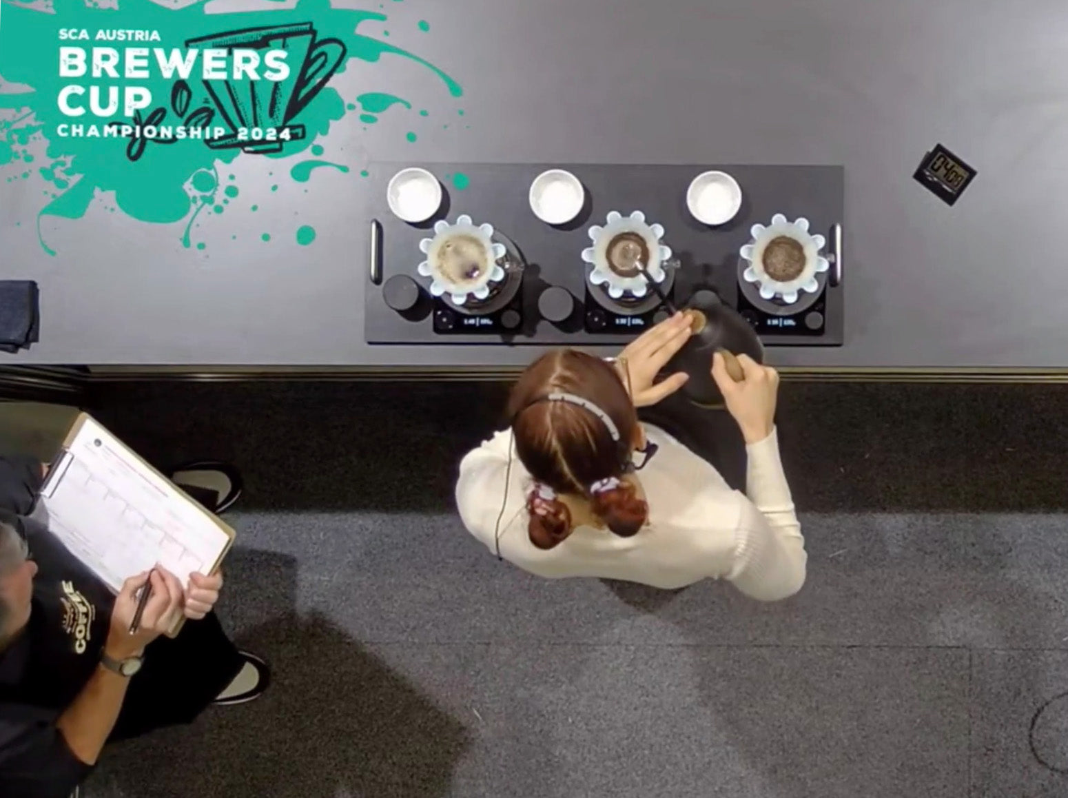 Gabriel Brix places 2nd at the national 2024 SCA Austria Coffee Championship in the Brewers Cup category using Coffea Circulor Kenya Estate Bishop WX