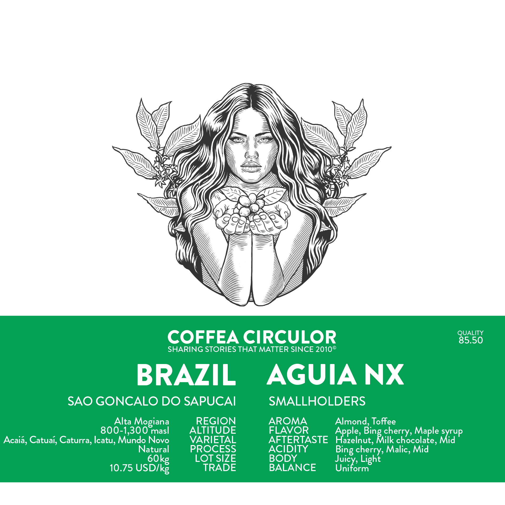 BRAZIL Aguia Natural NX (Espresso)