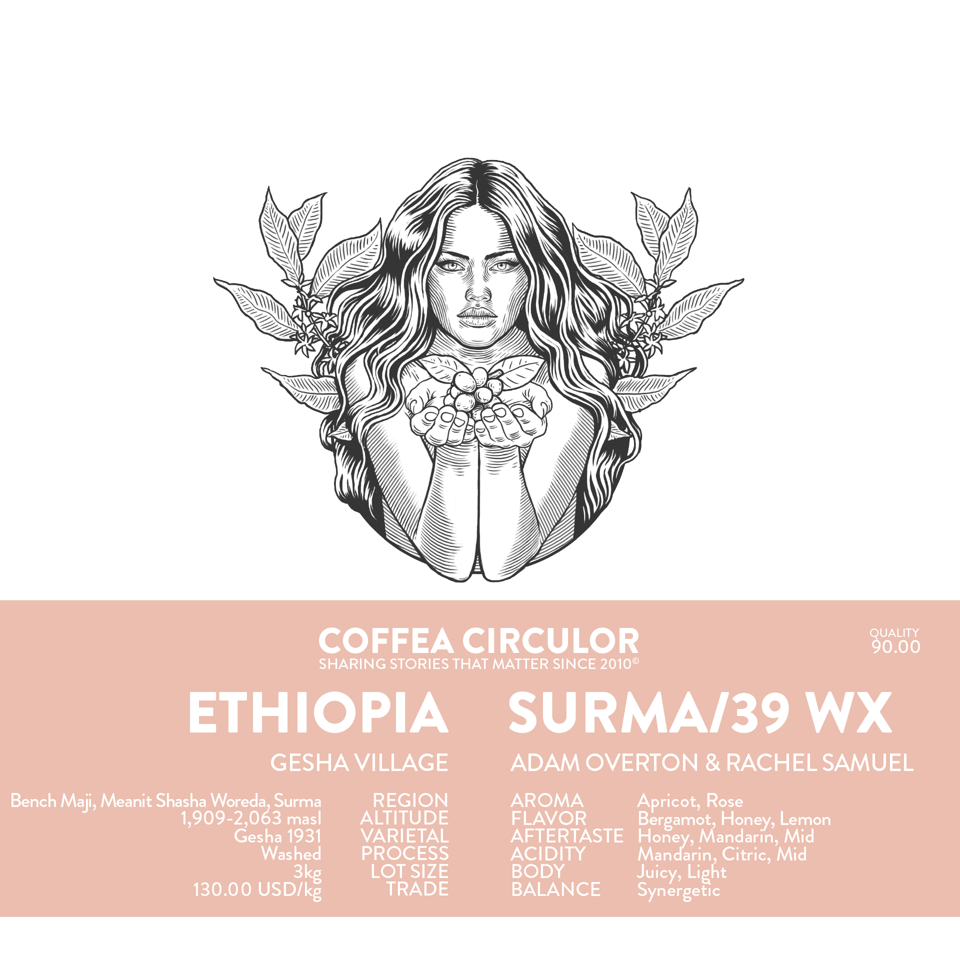 ETHIOPIA Gesha Village Gesha Surma /39 Washed WX packshot