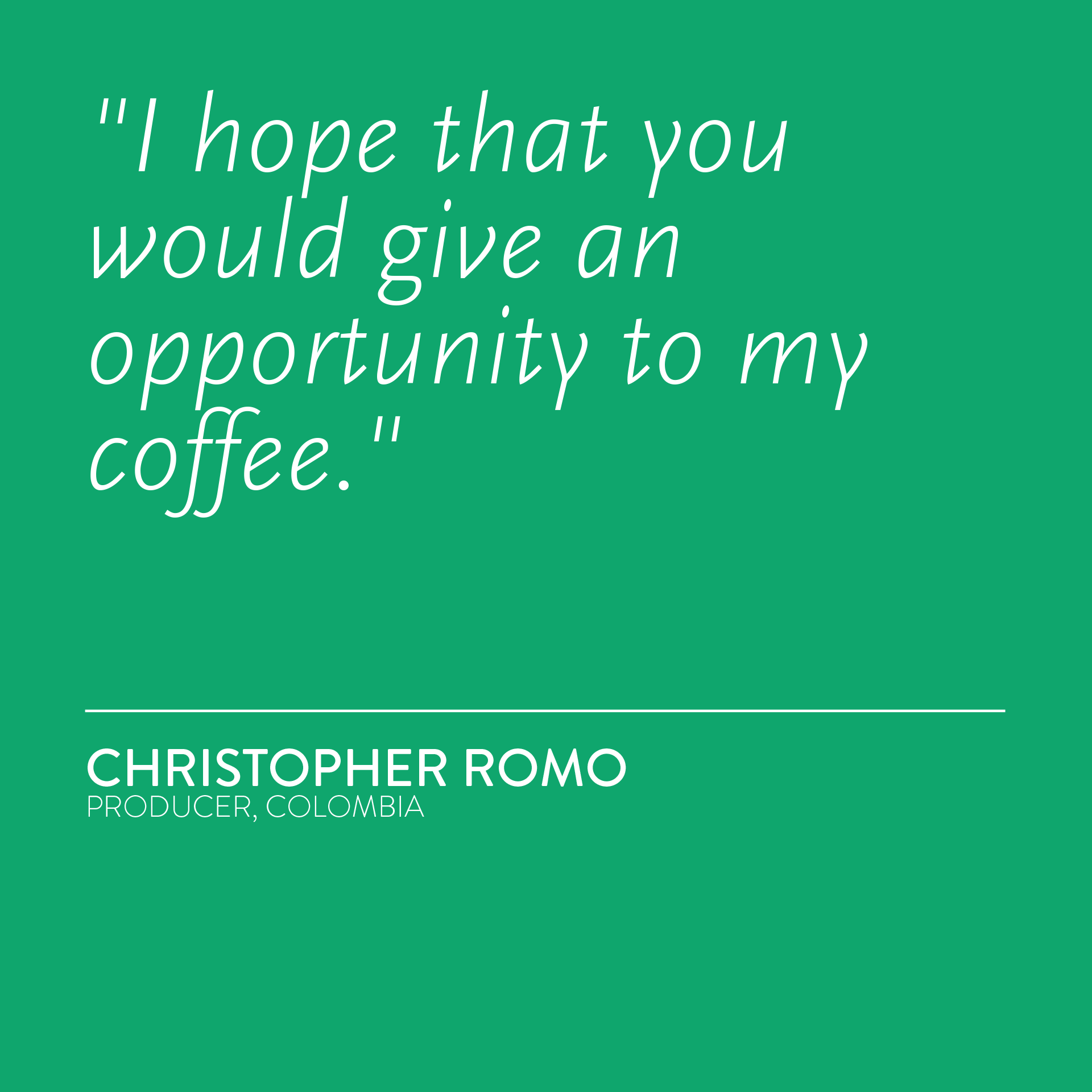 Colombia Christopher Romo Geisha Natural Anaerobic NAX