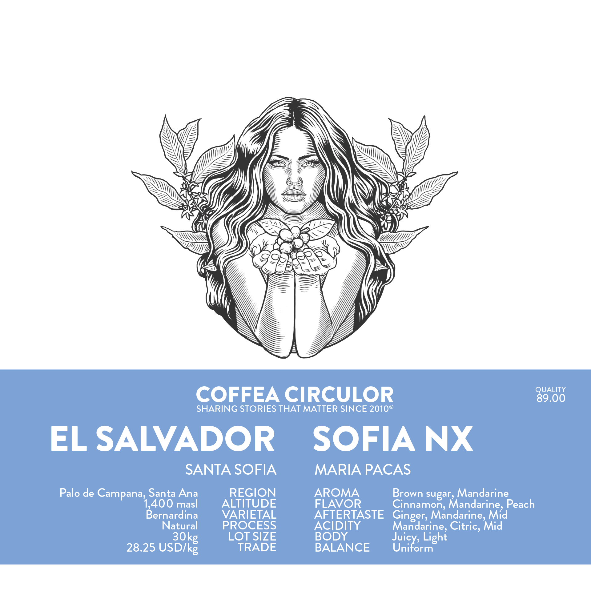 El Salvador Sofia Bernardina Natural NX