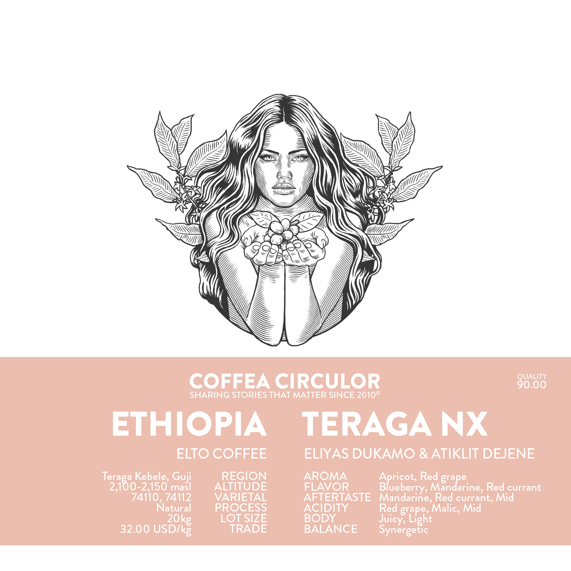ETHIOPIA Elto Teraga Natural NX
