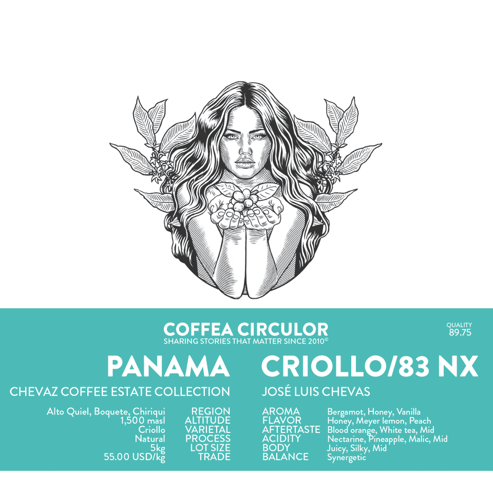 PANAMA Chevas Criollo /83 Natural NX