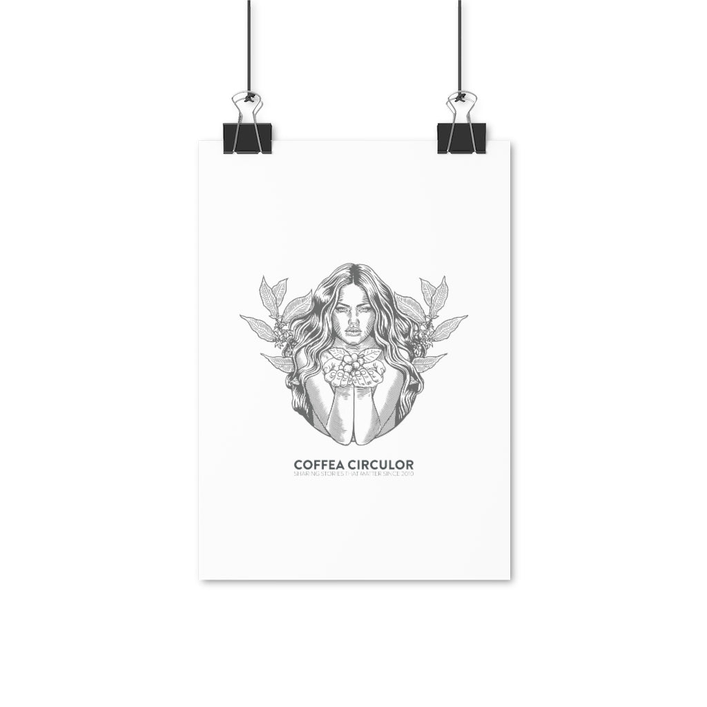 Coffea Circulor Angel Poster