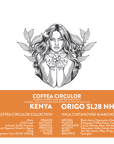 KENYA Coffea Circulor Origo Isolated SL28 Natural Hypoxia NHX
