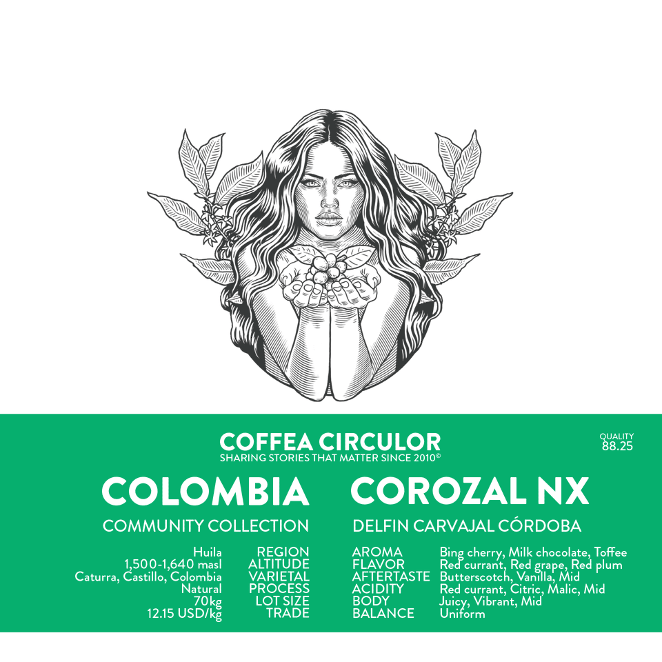 COLOMBIA Corozal Natural NX